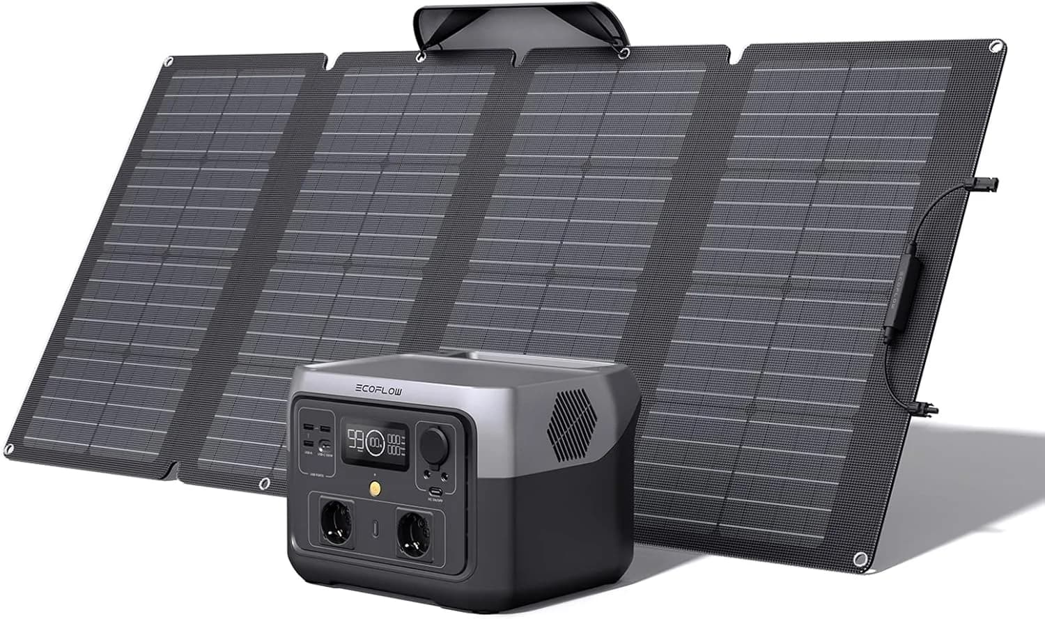 EcoFlow River 2 Max 512Wh – générateur solaire portable compact