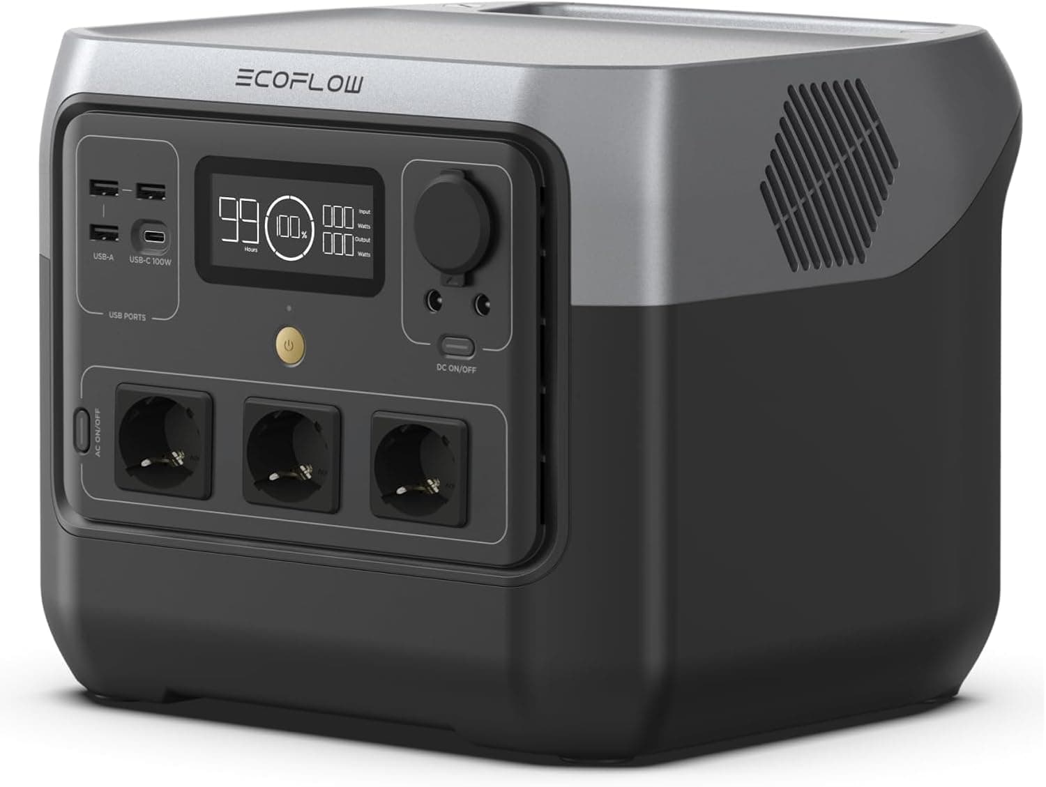 EcoFlow River 2 Pro 768Wh – générateur solaire portable 3 prises AC X-Boost