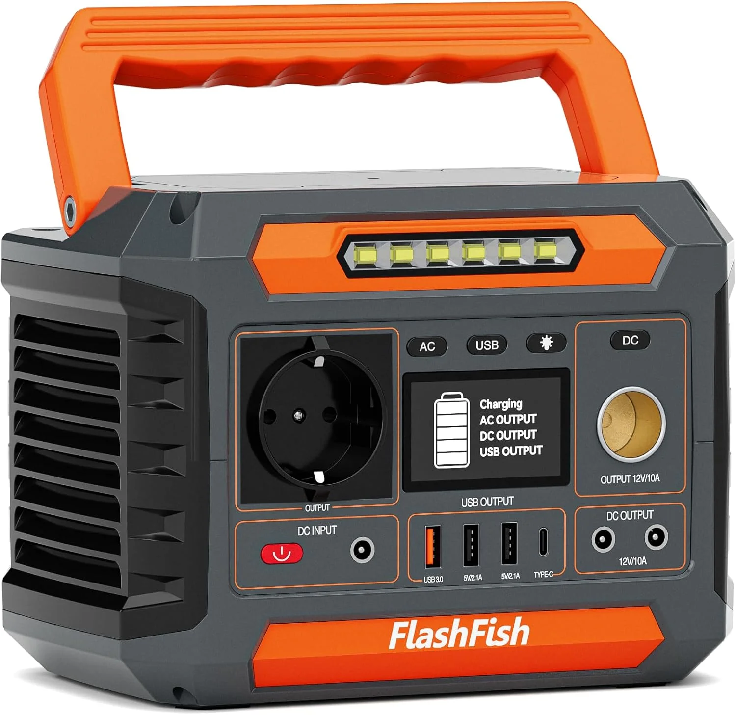 FlashFish P66A 144,3Wh – station électrique portable 200W ultra-légère 2 kg avec prise AC onde carrée
