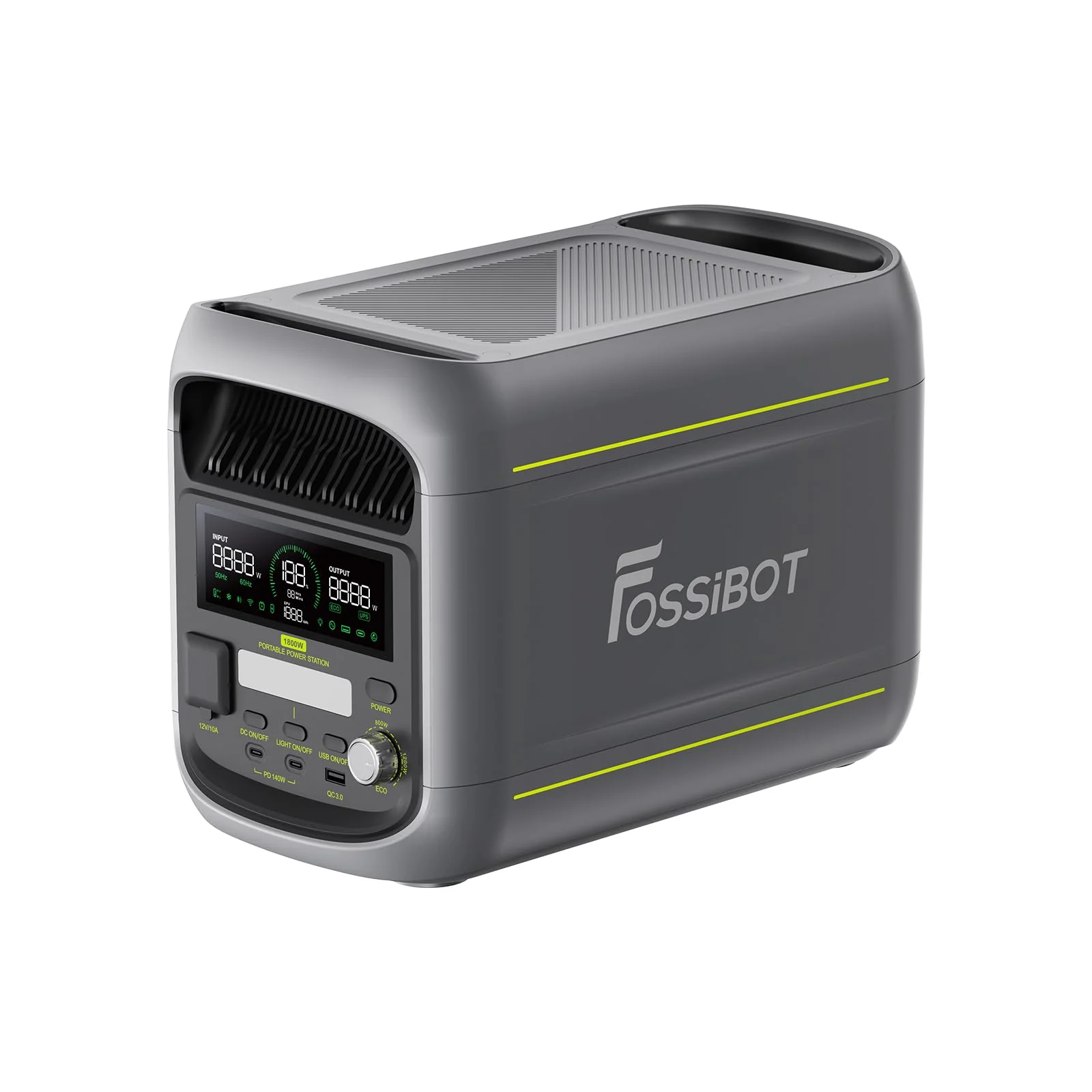 FOSSiBOT F1800 station électrique portable 1024 Wh 1800W avec charge rapide 1200W