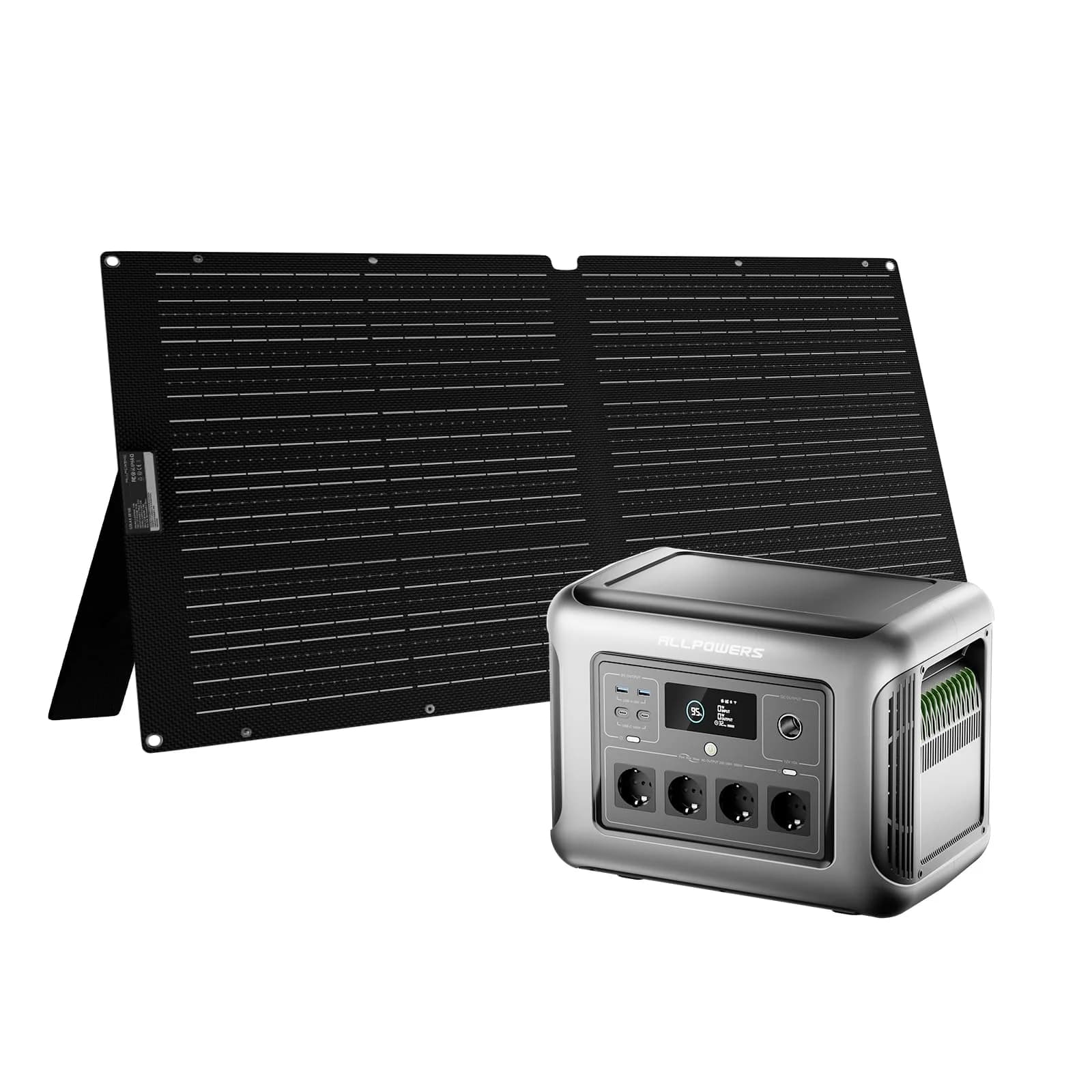 ALLPOWERS R1500 Lite station électrique portable 1056 Wh 1600W avec panneau solaire 100W