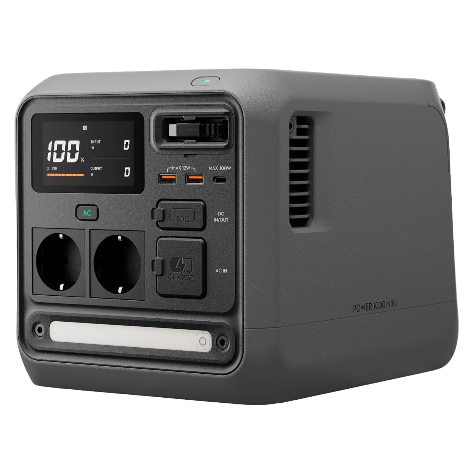 DJI Power 1000 Mini station électrique portable 1008 Wh 1000W avec câble USB-C rétractable intégré