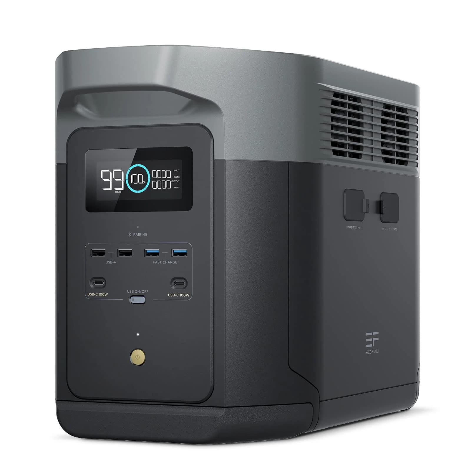 EcoFlow DELTA 2 Max station électrique portable 2048 Wh 2400W avec 6 prises secteur