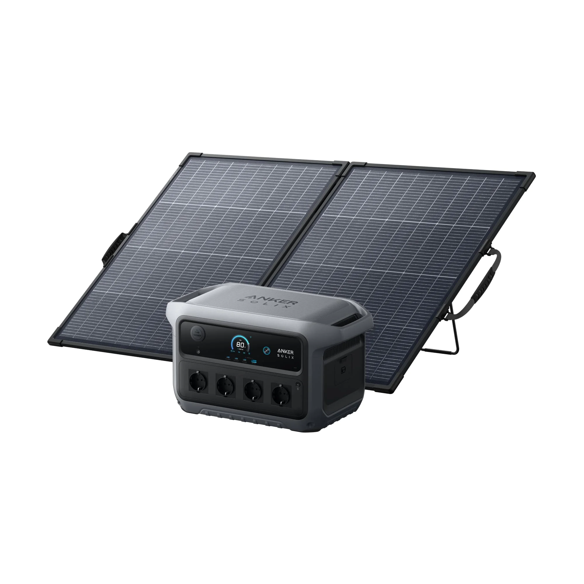 Anker SOLIX C2000 Gen 2 station électrique portable 2048 Wh 2400W avec panneau solaire 200W