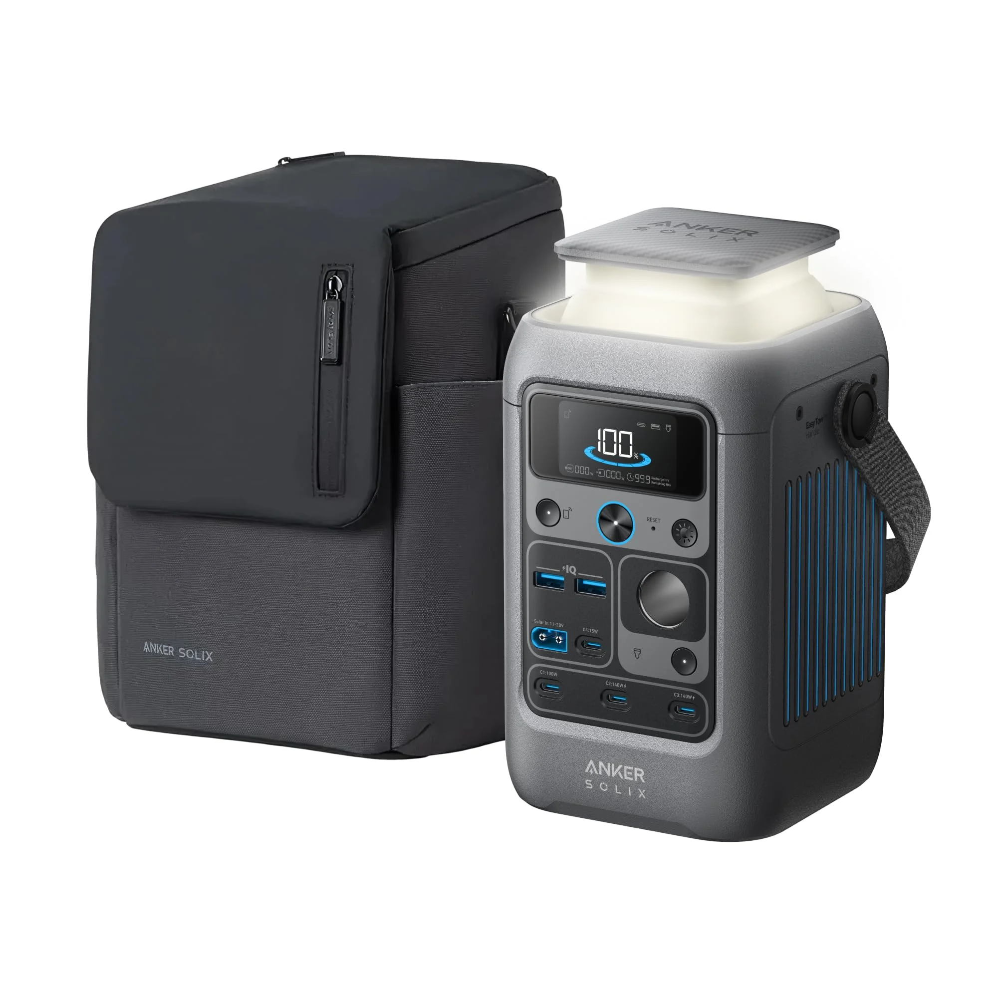 Anker SOLIX C300 DC station électrique portable DC uniquement 288 Wh 4 ports USB-C