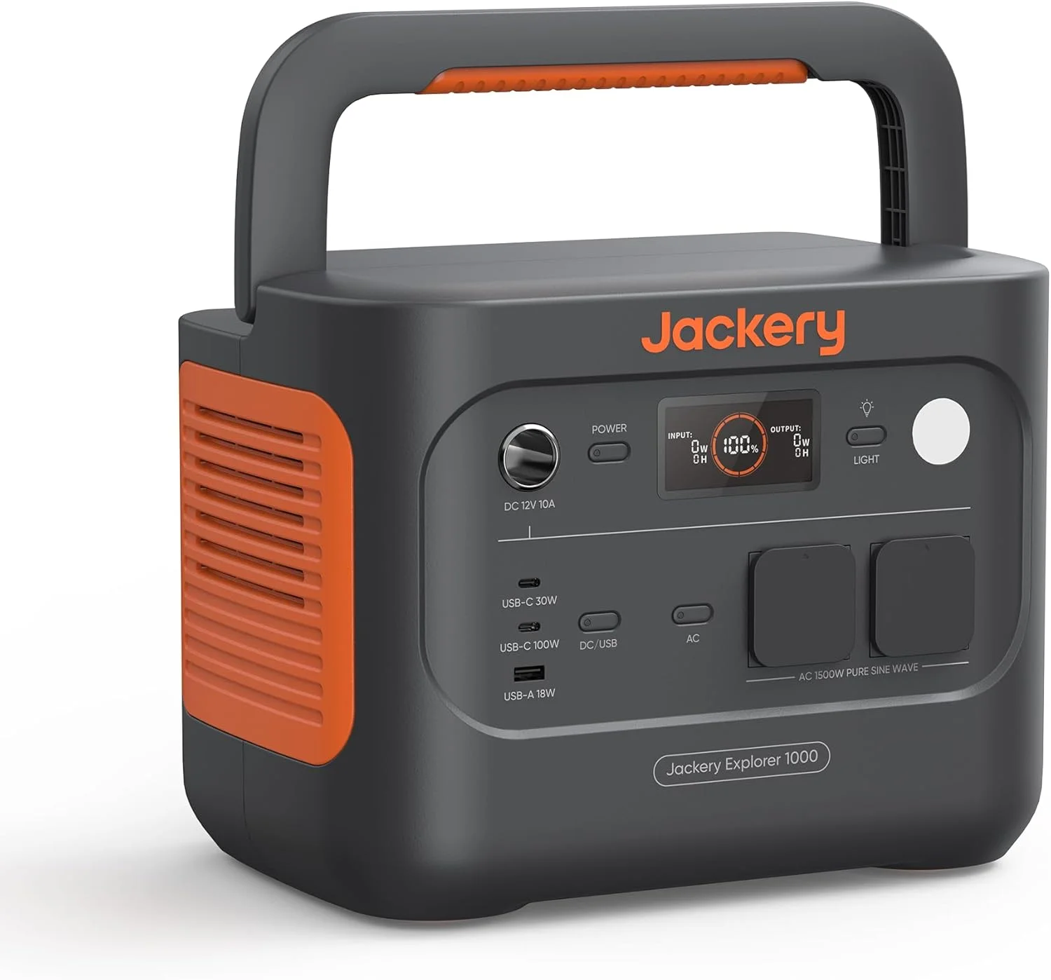 Jackery Explorer 1000 v2 station électrique portable 1070 Wh 1500W LFP orange gris